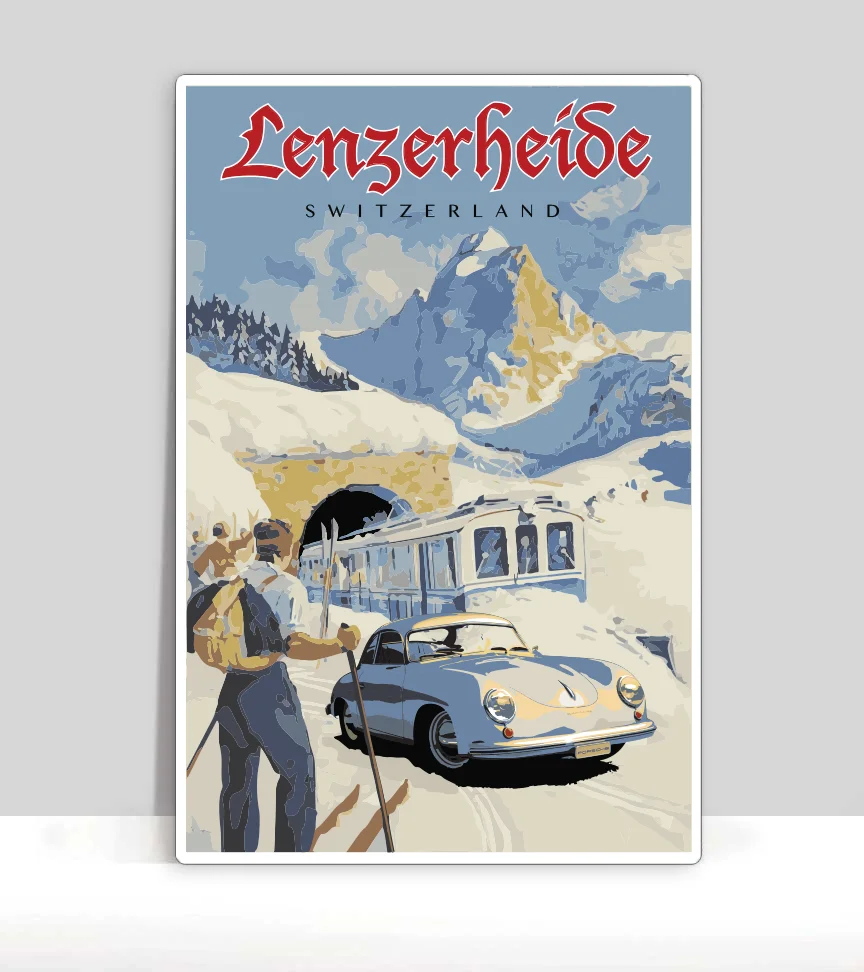 The Air Factor-ALUMINUM POSTERS Lenzerheide Switzerland Pre A